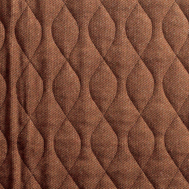 A close up of the Brown coloured Velour Chair Pad
