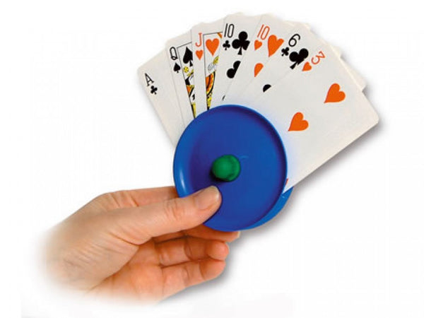 Circular-playing-card-holder Blue