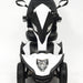 the image shows a front view of the white cobra mobility scooter