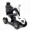 the image shows the white cobra mobility scooter