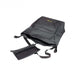 shows the black coloured wheelchair carry bag
