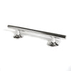 long, straight contemporary stainless steel grab rail