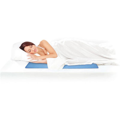 the image shows the lifemax cooling single bed pad
