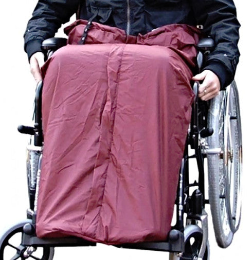 Waterproof Wheelchair Cosy – red