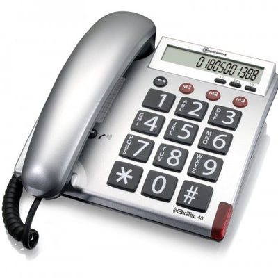 the image shows the bigtel 48 big button telephone