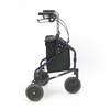 shows a side view of the Days Steel Tri Wheel Walker in blue