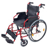 Deluxe-Lightweight-Self-Propelled-Aluminium-Wheelchair Red