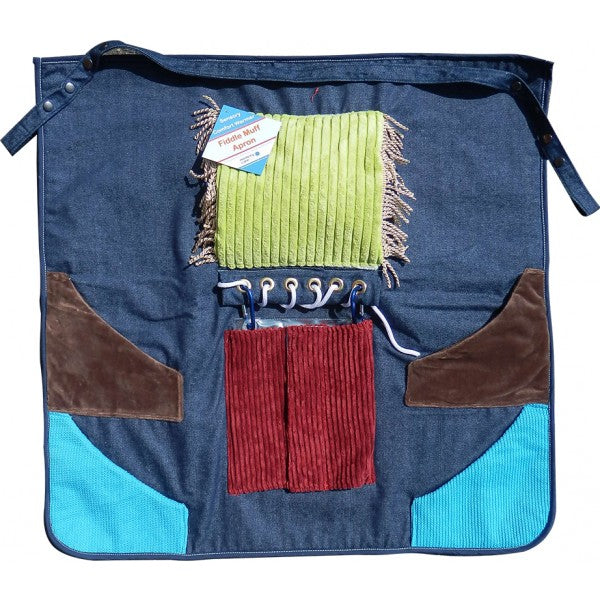 Dementia Activity Apron with Fiddle Muff