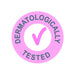 Dermatologically tested logo