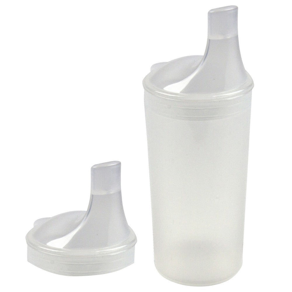 The Clear Drinking Cup with Two Lids