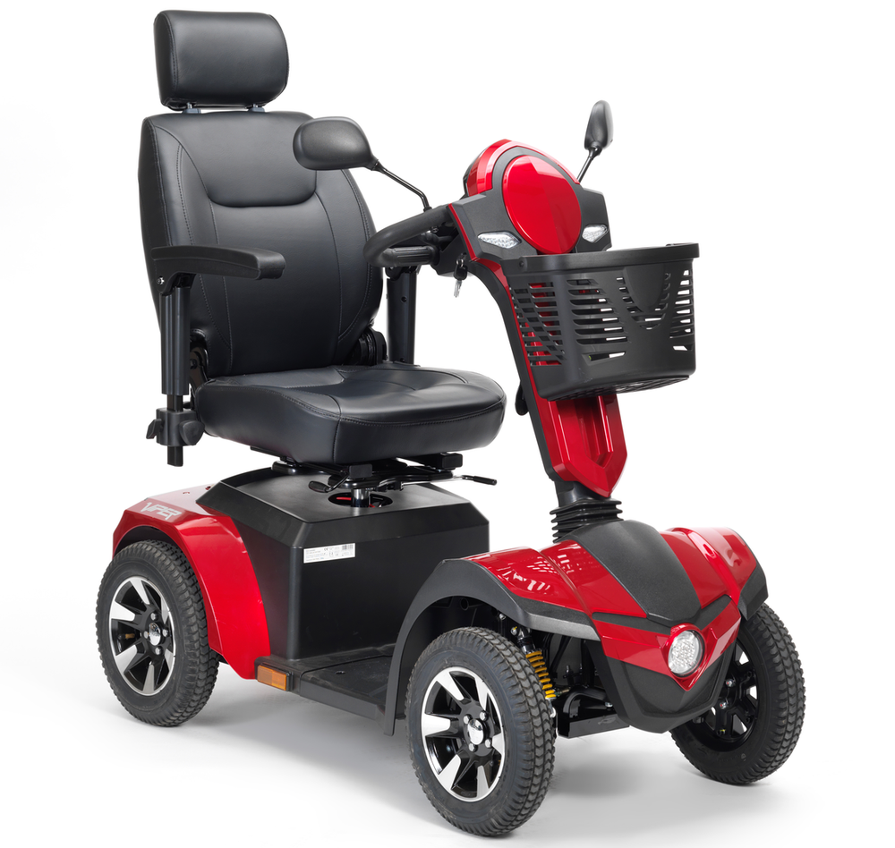 the image shows the viper scooter in red