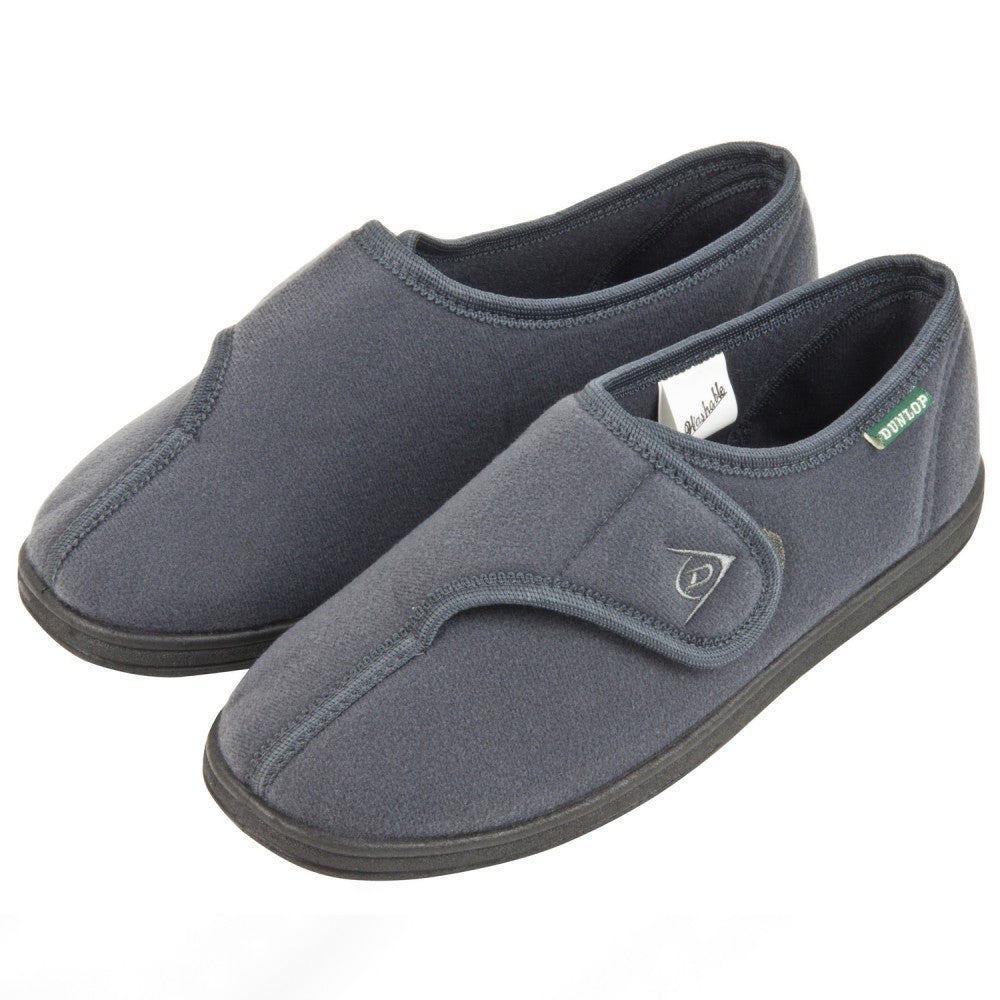 Dunlop-Arthur-Gents-Slipper Size 10 in grey