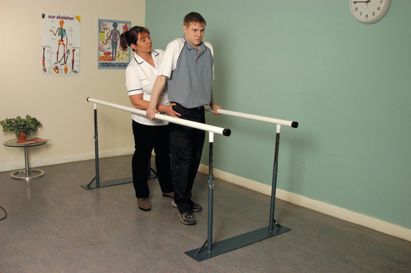 Height-Adjustable-Adult-Parallel-Walking-Bars One set