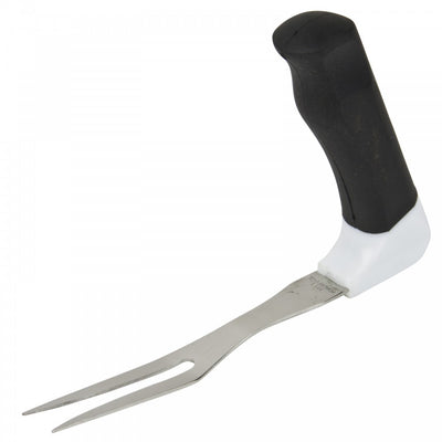 the image shows the easi-grip carving fork