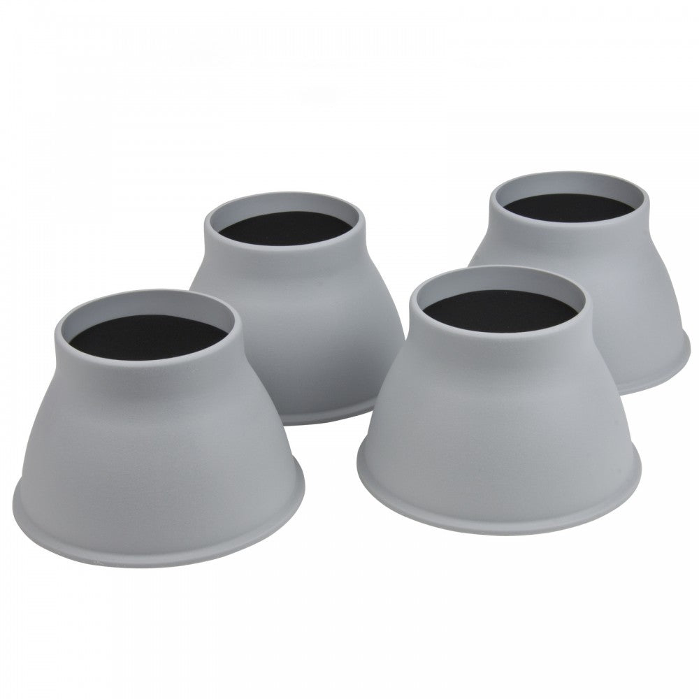 Elephant-Feet-Style-Chair-Raisers---Grey-or-Black 3.5 inches/9cm