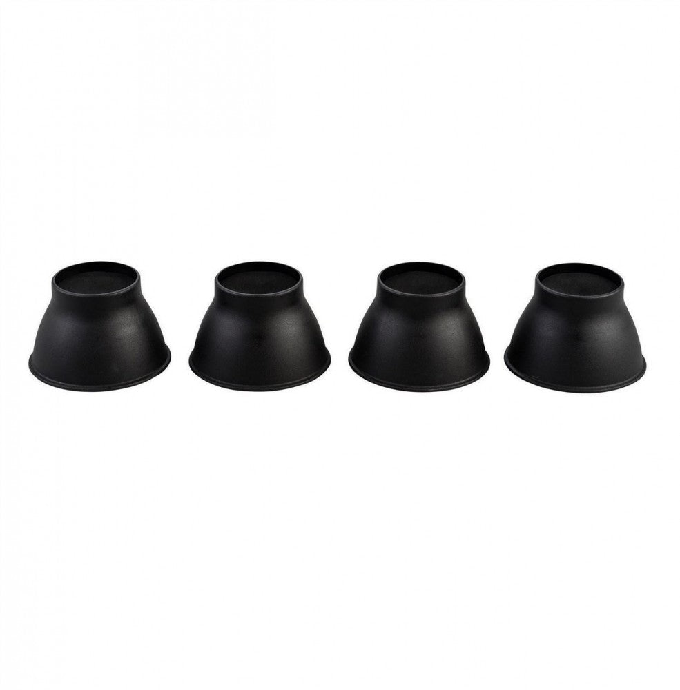 Elephant-Feet-Style-Chair-Raisers---Grey-or-Black 3.5 inches/9cm