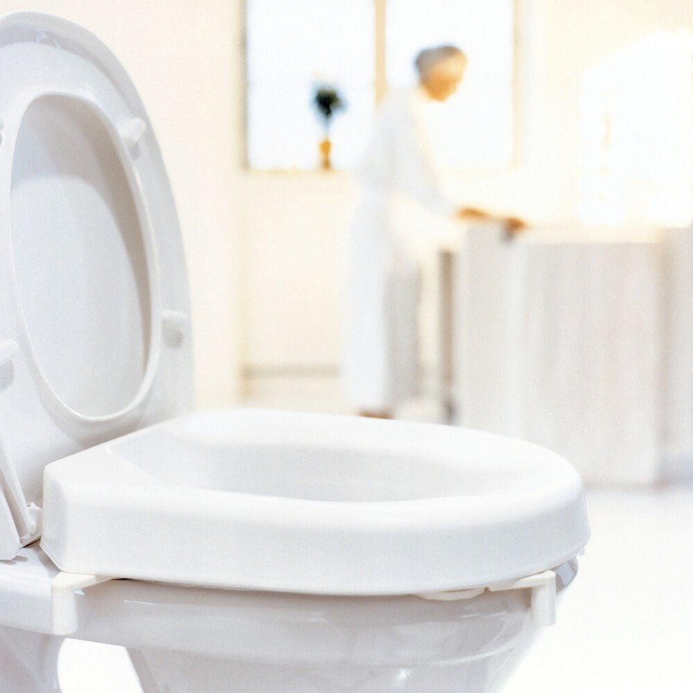 shows etac hi loo raised toilet seat