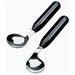 the image shows the left and right handed etac light angled spoons