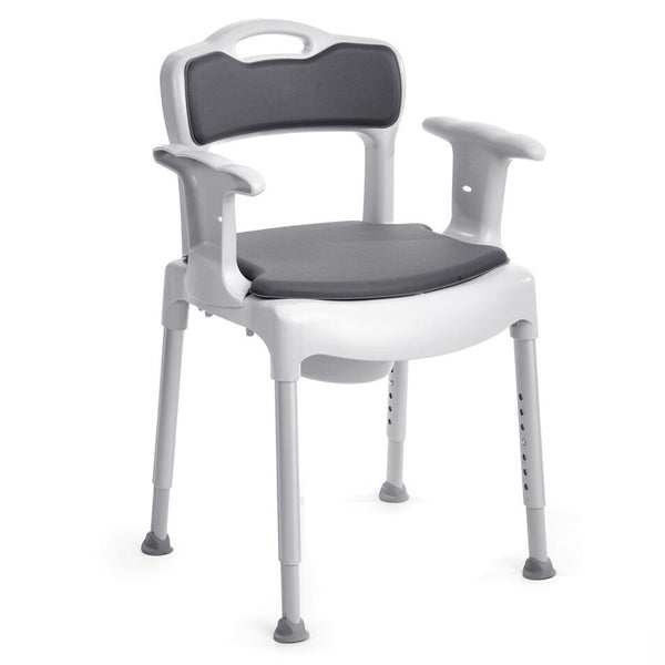 the image shows the etac swift commode chair