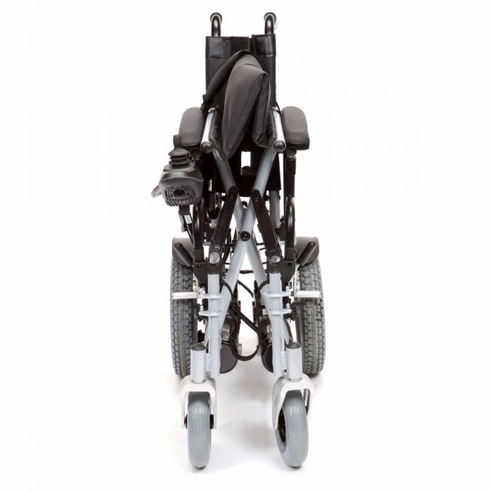 shows the Cirrus Powerchair when folded