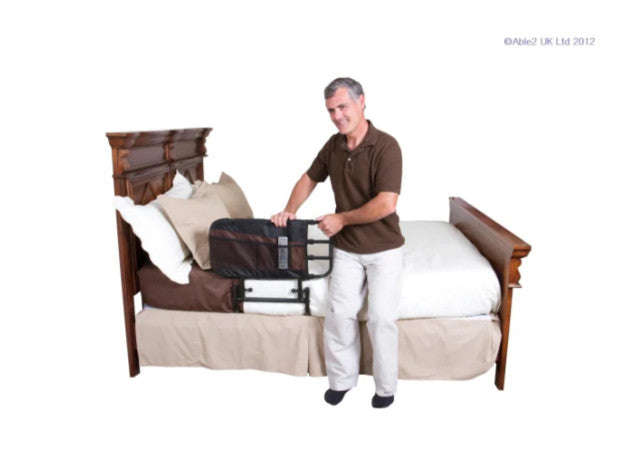 EZ Adjustable Bed Rail With Pouch From Stander, Ex Display