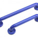 Two sizes of the blue fluted plastic grab rail