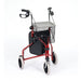 The image shows the Folding Steel Tri Walker with Handy Bag, Basket and Tray