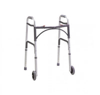 Folding-walking-Zimmer-Frame-with-wheels One size