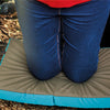 Home and Garden Memory Foam Folding Kneeler Cushion in use, person kneeling on it