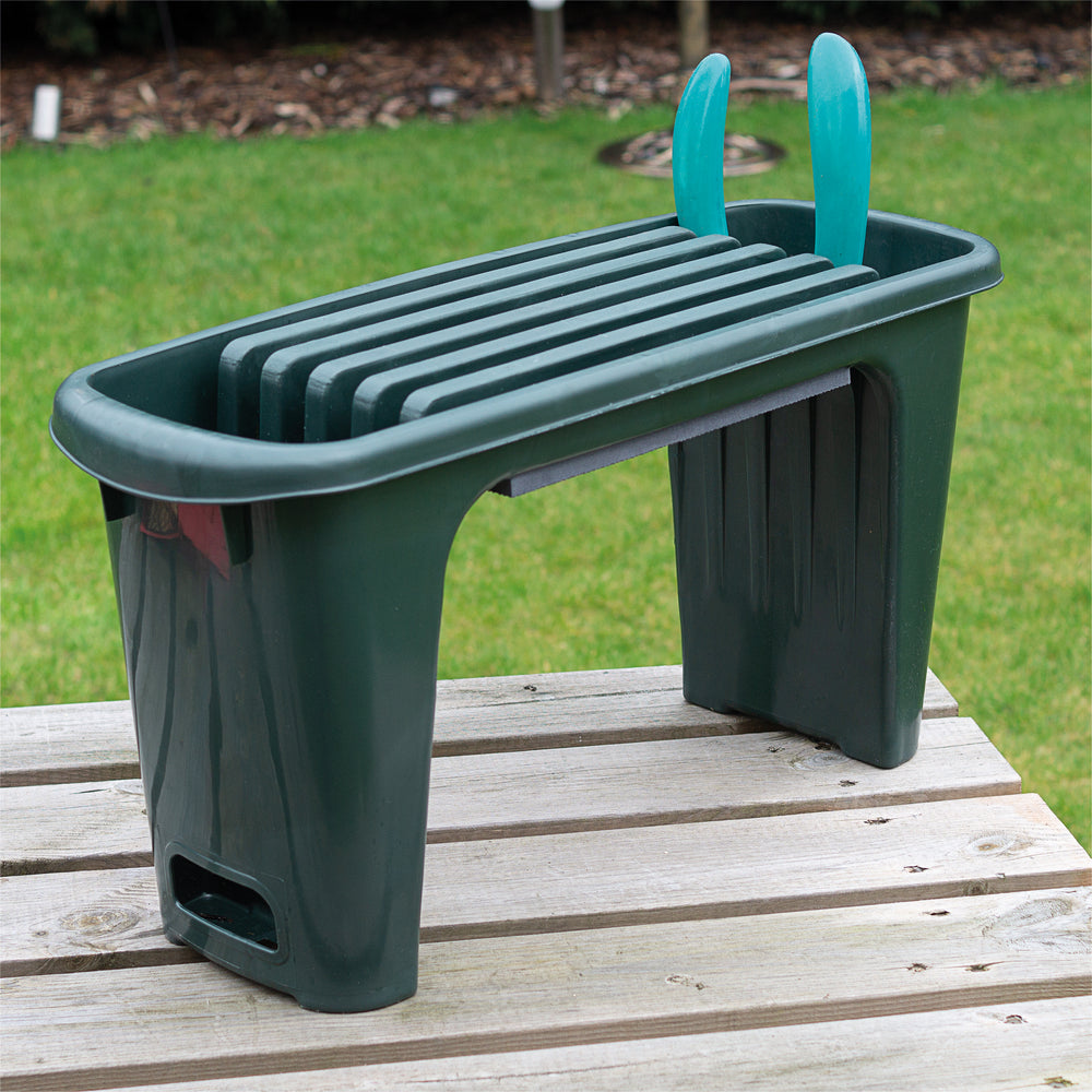 Padded Garden Kneeler - Tools in side compartments