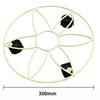 Flower Pot Mover – Green Flower Design - 300mm in width