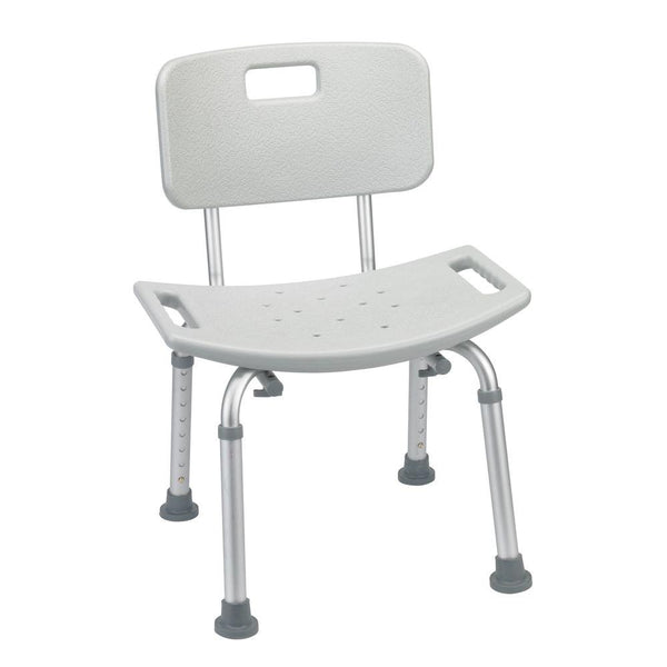 The image shows the bath bench with a back