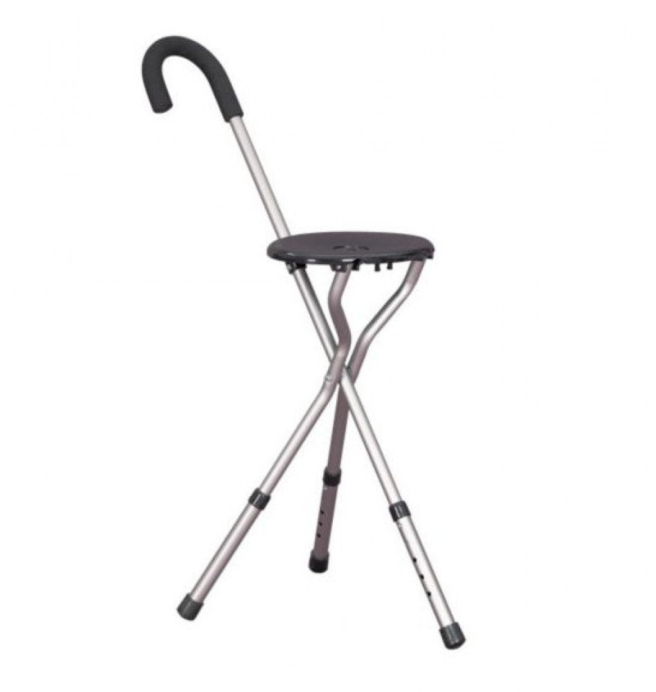 The image shows the height adjustable stick seat