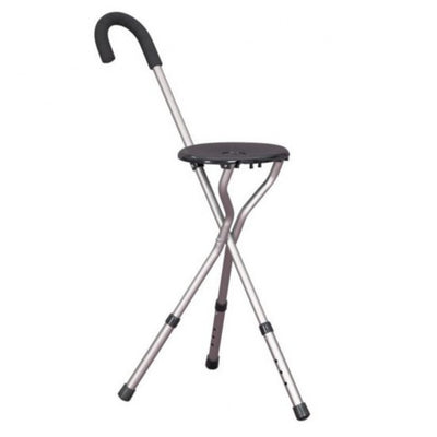 The image shows the height adjustable stick seat