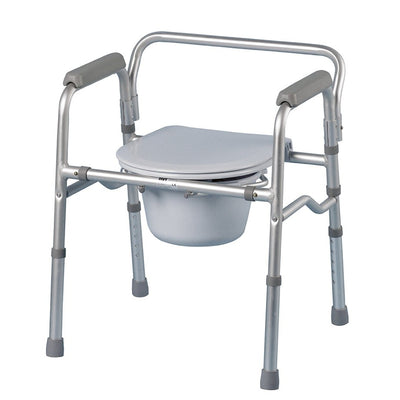 the image shows the homecraft folding commode and toilet surround