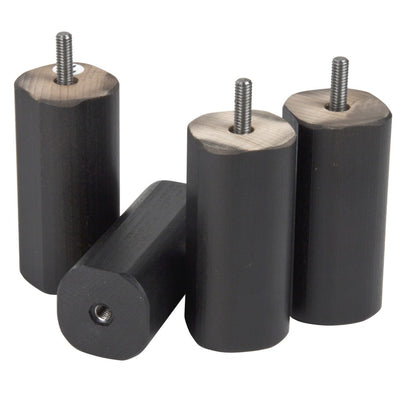 the image shows four of the wooden bed raisers