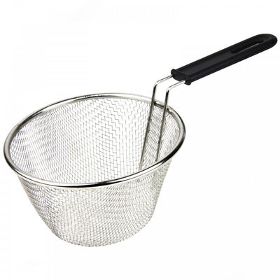 the image shows the homecraft stainless steel cooking basket