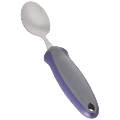 Silverware Adapted Spoons Parkinsons Utensils - Adaptive Utensils for  Elderly, Disabled, Adults, Parkinsons Patients, Handicapped, Non Weighted  Stainless Steel Flat Edge Cooking Spoon