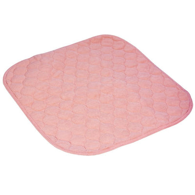 A mobility aid that shows the Kylie Chair Pad in pink