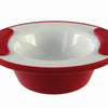 the image shows the ornamin keep warm bowl in red