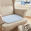 The image shows the Kylie Chair Pad in a winged armchair