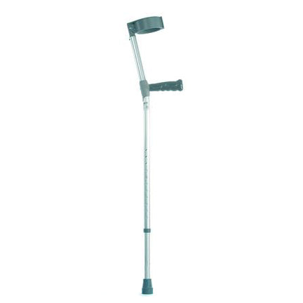 the image shows the adjustable elbow crutches