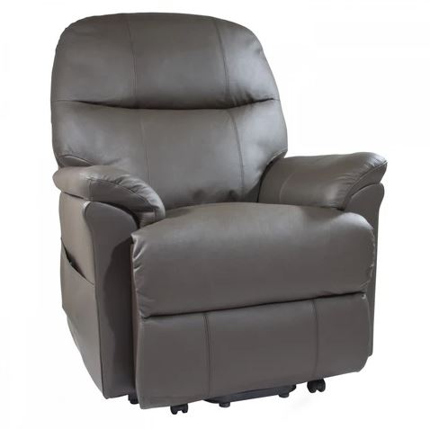 Lars Single Motor Rise and Recline Chair - Brown
