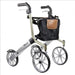 The Let's Go Out Rollator with the bag attached to the front