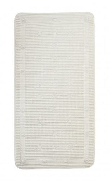 the image shows the luxury bath mat in white