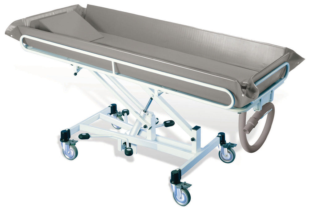 Chiltern-Invadex-Shower-Trolley T1 Hydraulic Height Adjustable