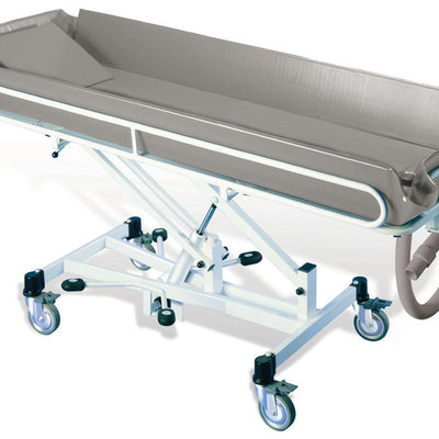 Chiltern-Invadex-Shower-Trolley T1 Hydraulic Height Adjustable