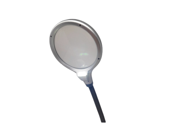 Desktop Illuminated Magnifier, Battery Operated, Ex Display