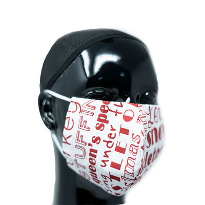 Washable and Reusable Christmas Writing Mask