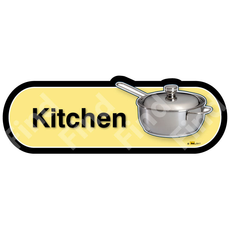 The Kitchen Care Home Sign
